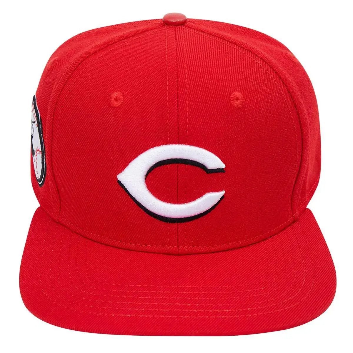 Pro Standard - Cincinnati Reds Logo Snap Back Hat - Red White - BLVD