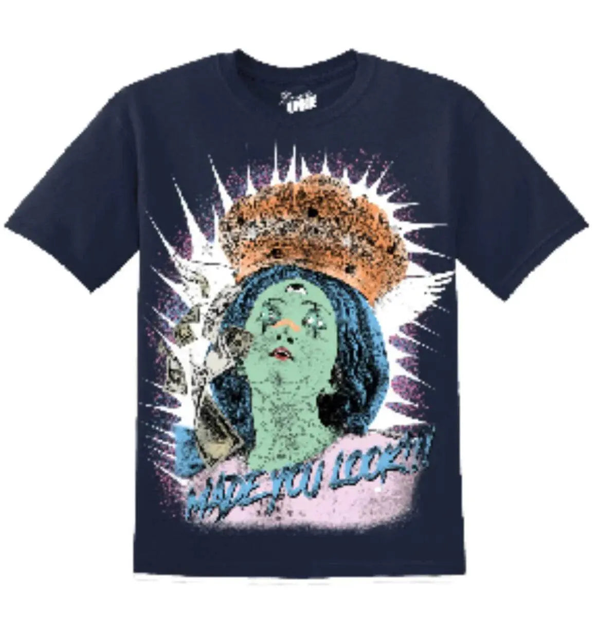 Lemonade Junkie Holiness Tee - Navy - BLVD