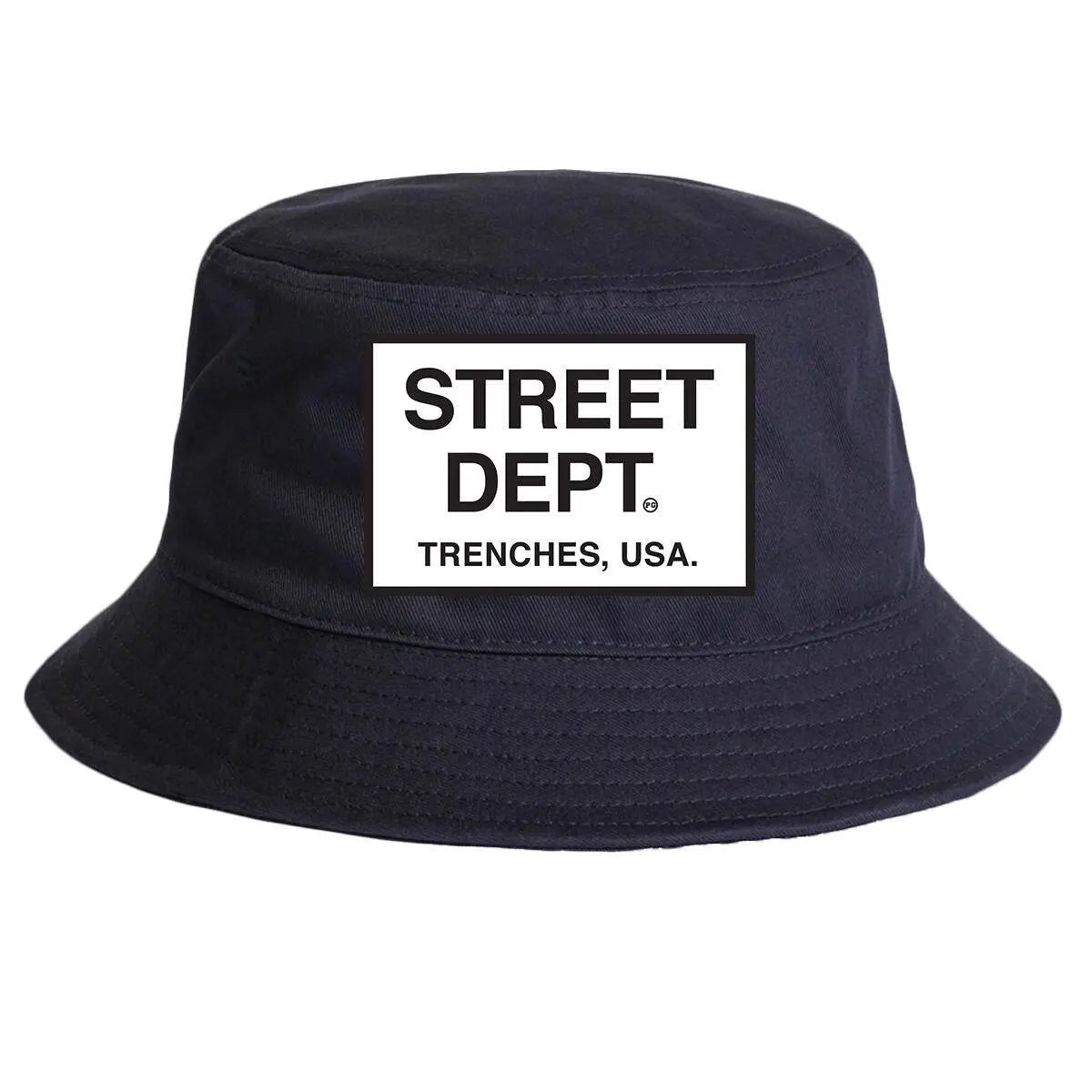 Pg Apparel Street Dept Bucket hat - Navy Blue - BLVD