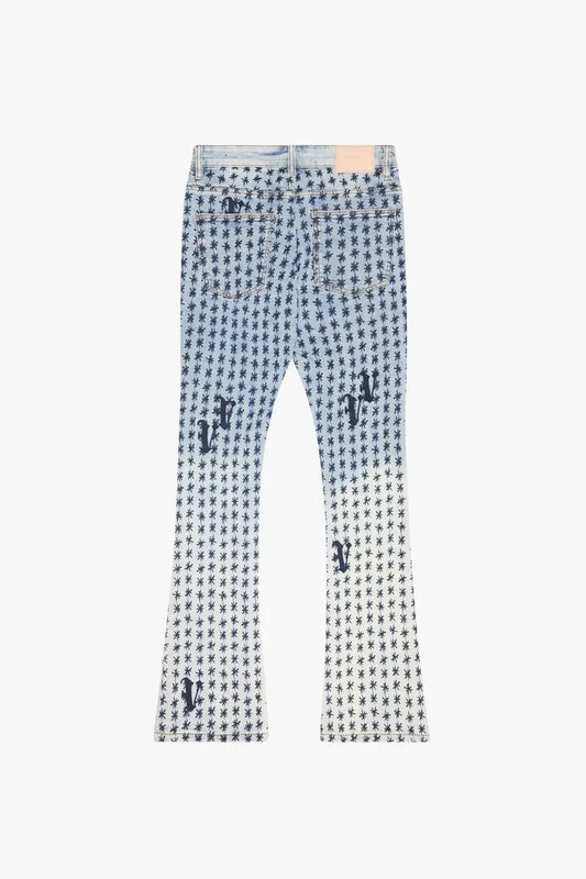 Valabasas "ASTERISK" Blue / Navy Stacked Flare - BLVD