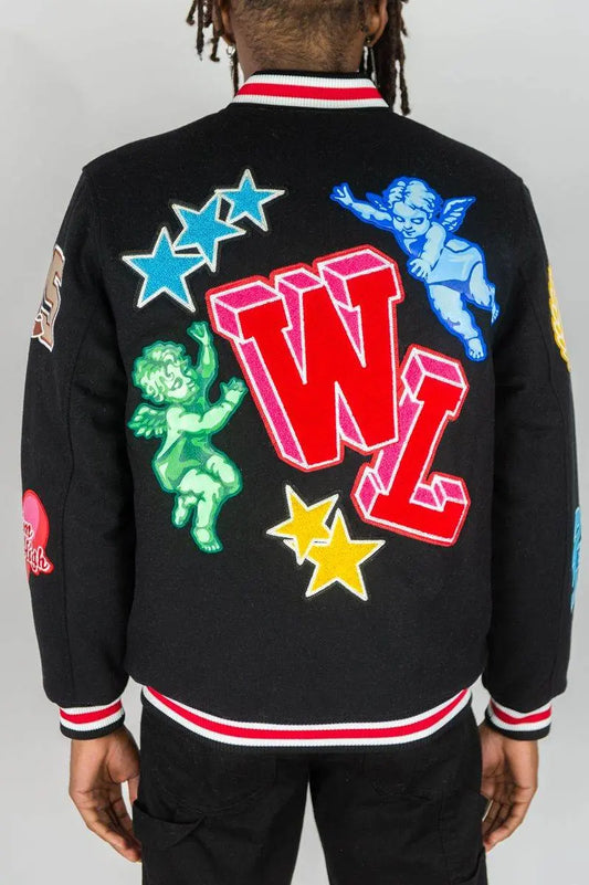 RM Angels Melton Jacket - Black - BLVD