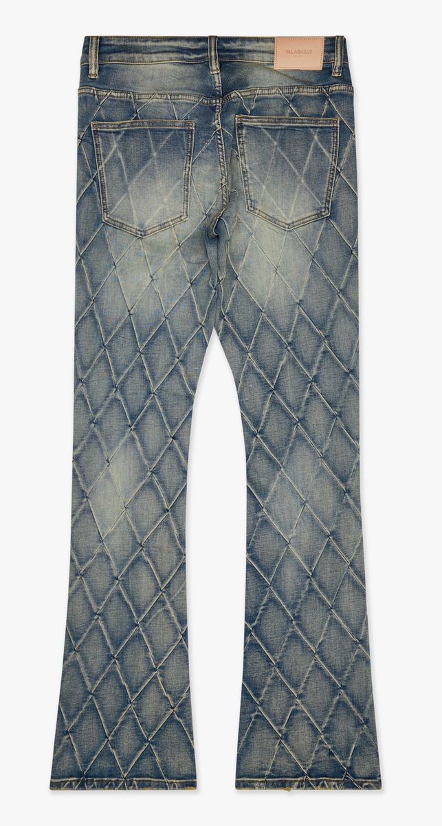 Valabasas "Tire" Stacked Jeans - Lt. Vintage Blue