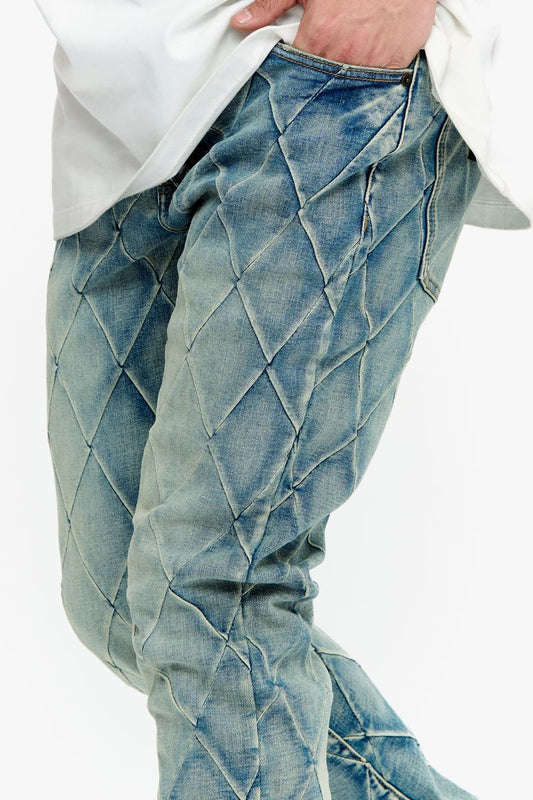 Valabasas "Tire" Stacked Jeans - Lt. Vintage Blue