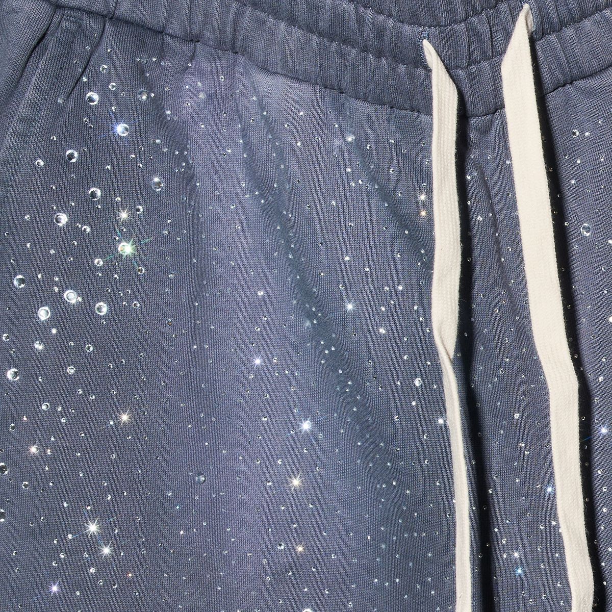 Duaa -''SUCCESS'' Navy Stone Sweat Short - Navy Washed duaa