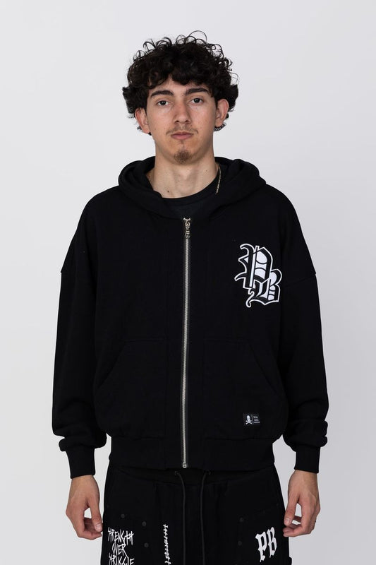 Point Blank - I Rise Zip Up Hoodie - Black POINT BLANK