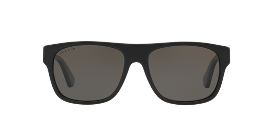Gucci GG0341S Black - Men Luxury Sunglasses Grey Polarized Lens