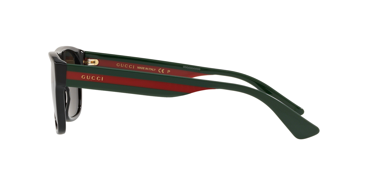 Gucci GG0341S Black - Men Luxury Sunglasses Grey Polarized Lens