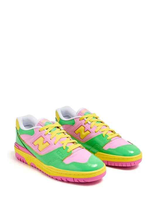 New Balance 550 Sneakers - Y2K Patent Leather Pack Pink Green - BLVD