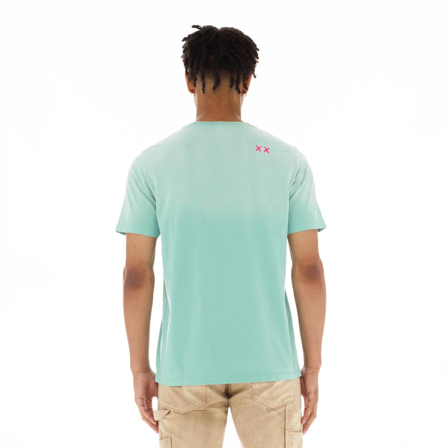 Cult Of Individuality Shimuchan Logo Short Sleeve Crew Neck Tee In Vintage Mint - BLVD