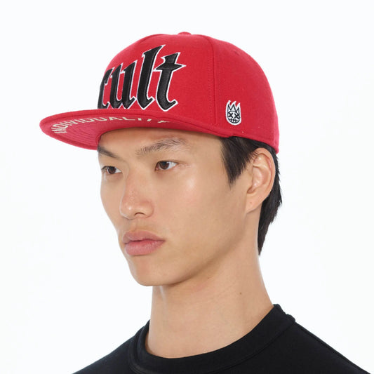 Cult Of Individuality - Old English Cult Logo Hat in High Risk Red - BLVD
