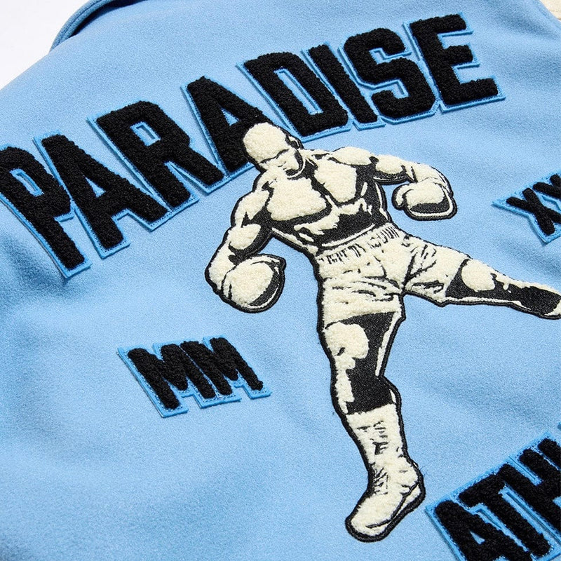 Jordan Craig Kids Paradise Team Varsity Jacket - Sky Blue Jordan Craig