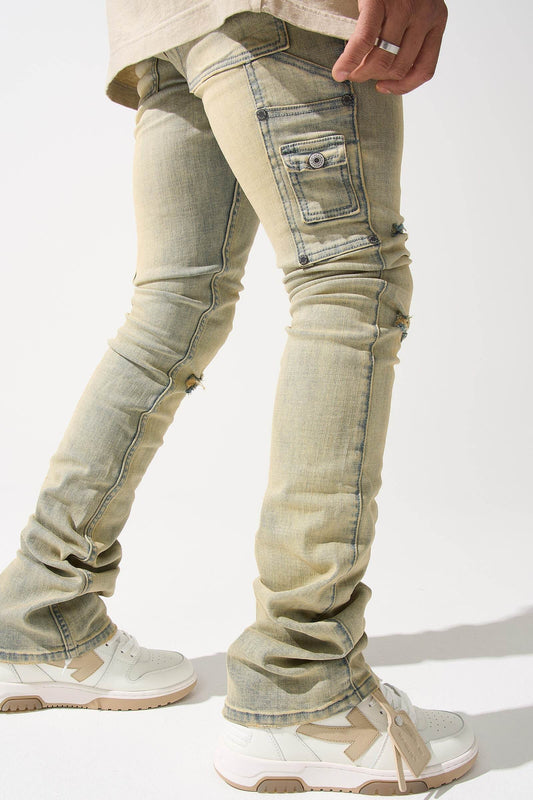 Serenede ''Cedar'' Stacked Jeans - Earth - BLVD
