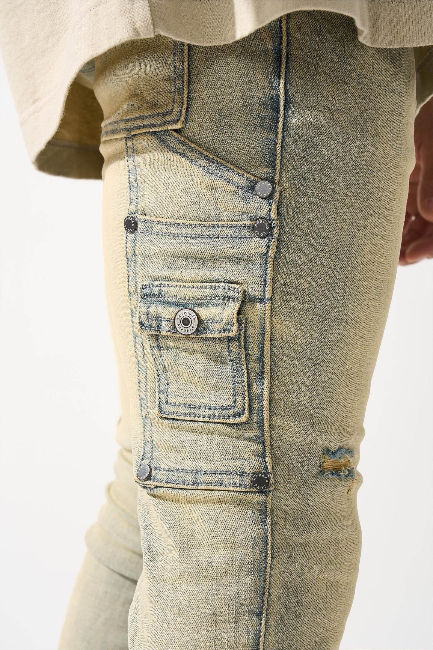 Serenede ''Cedar'' Stacked Jeans - Earth - BLVD