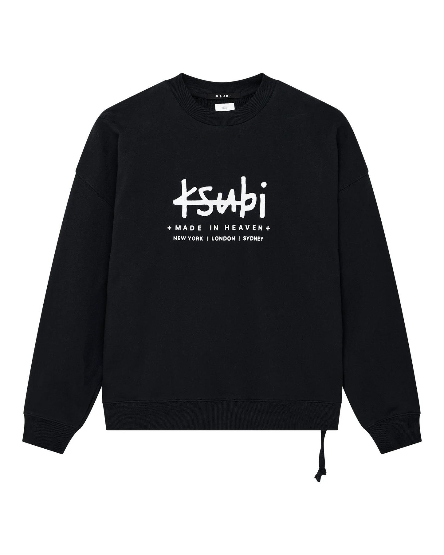 Ksubi - Plated Ekcess Crewneck - Jet Black KSUBI