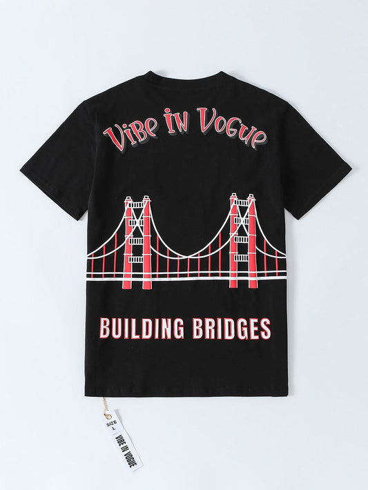 Vibe In Vogue - Fair Exchange Tee - Black Red
