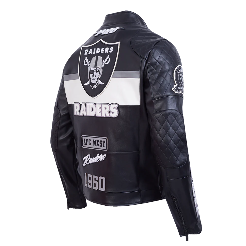 Pro Standard - NFL Las Vegas Raiders Men's Moto Jacket - Black