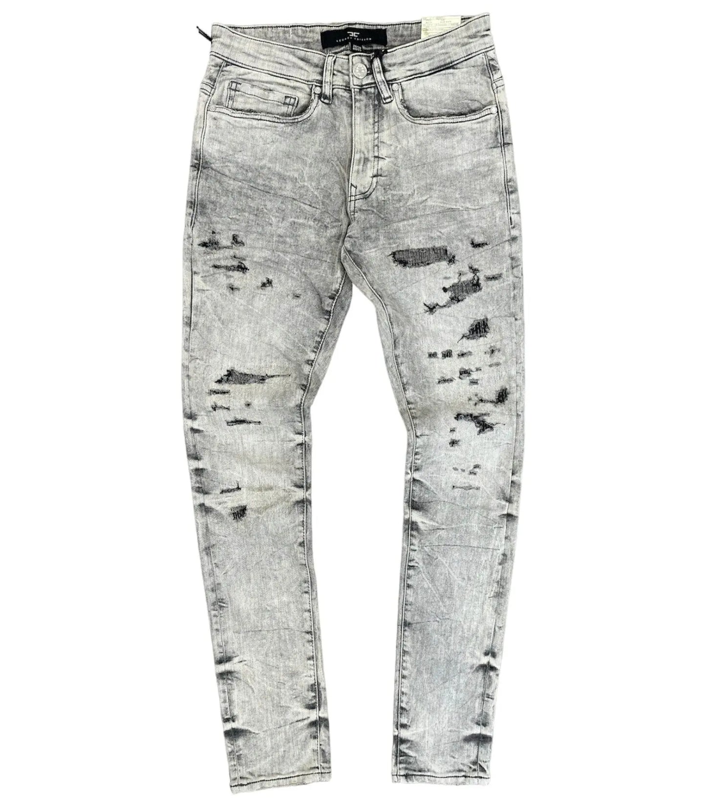 Jordan Craig Ross Fit With Rips & Repair ( Bone White ) - BLVD