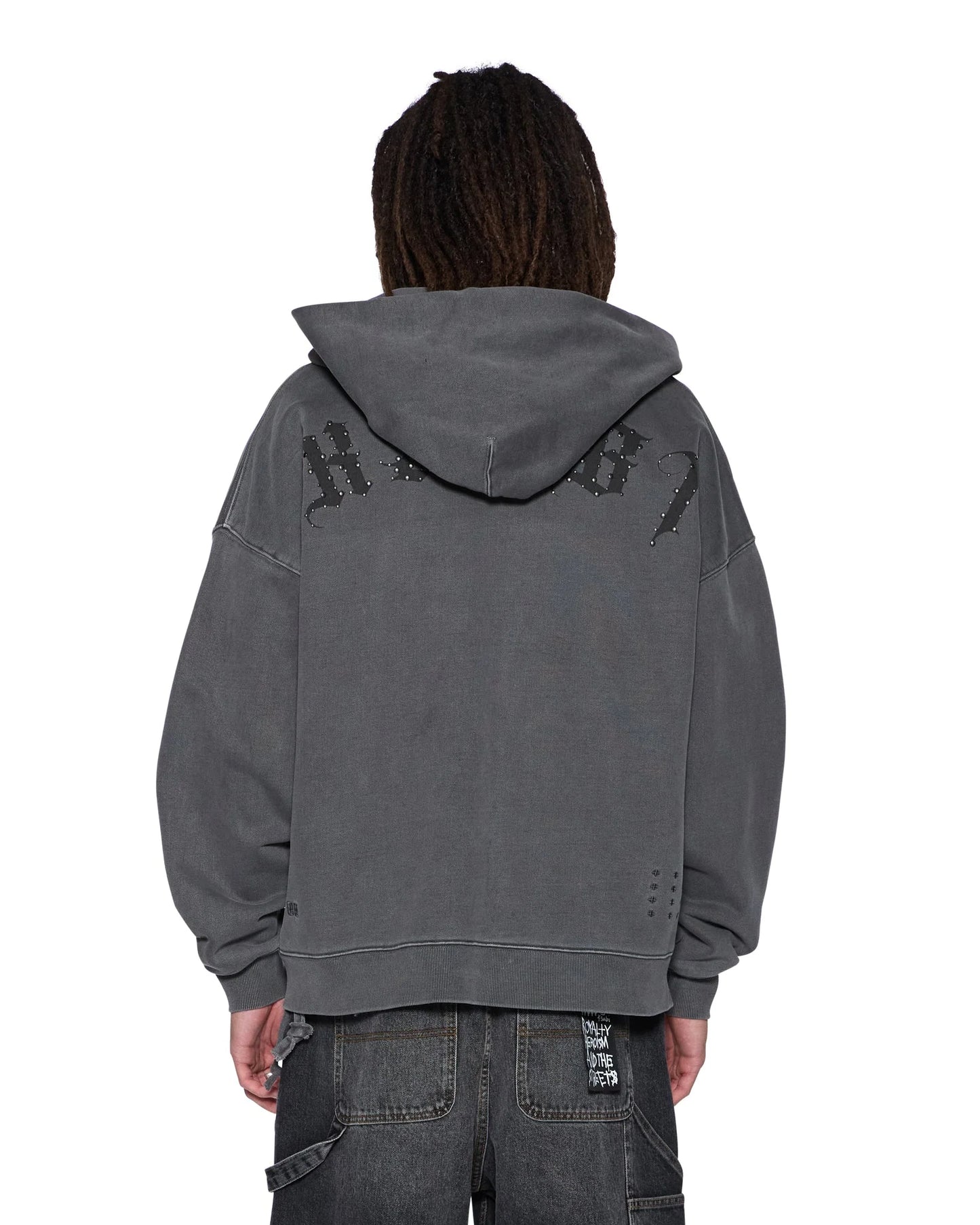 Ksubi - Serpent Ekcess Hoodie - Charcoal Fade KSUBI