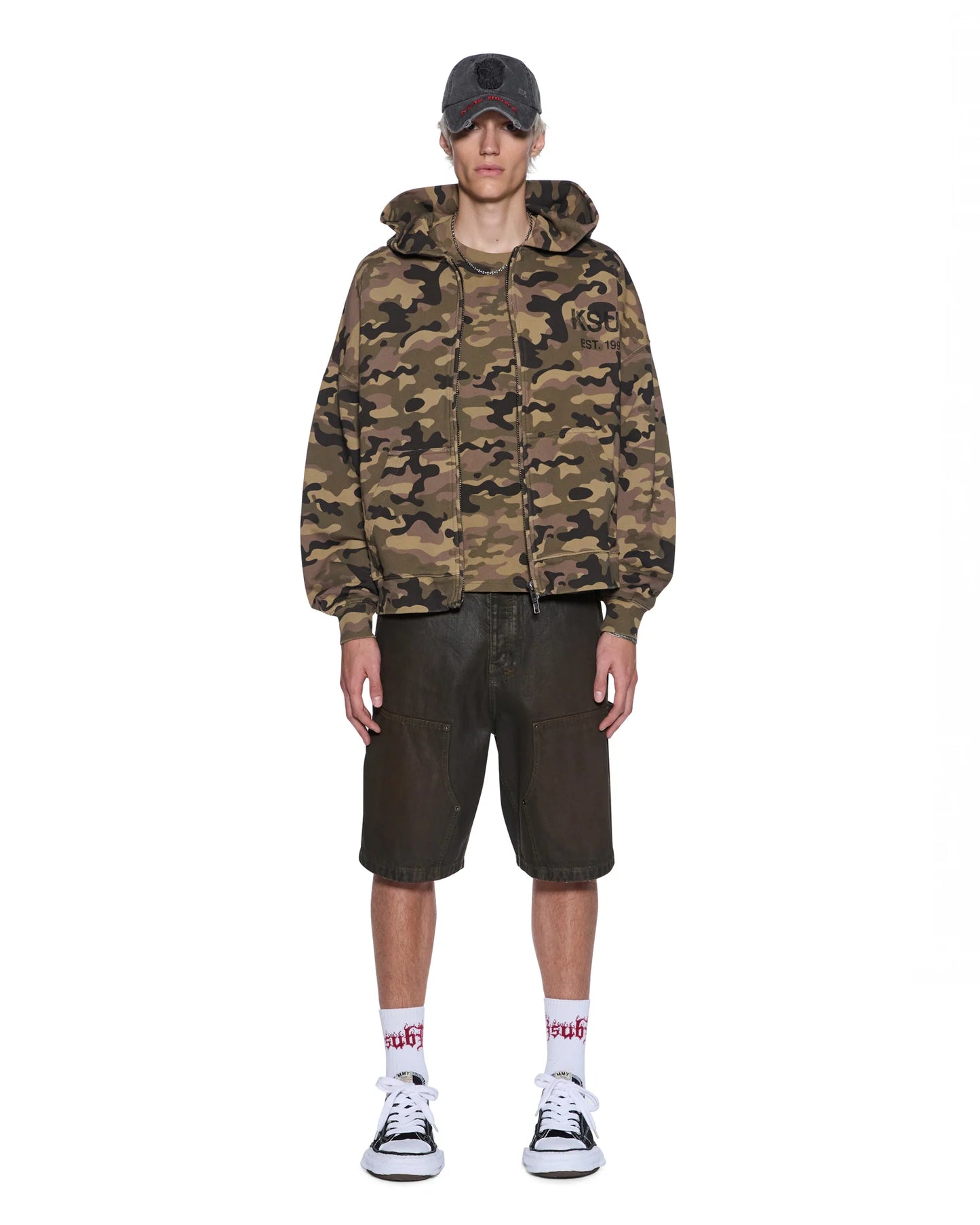 Ksubi - Zip Thru Halen Hoodie - Camo KSUBI