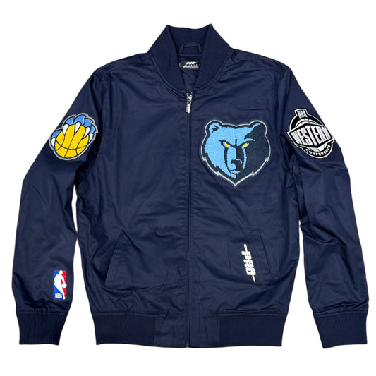 Pro Standard - Memphis Grizzlies Living Large M Twill Jacket - Midnight Navy