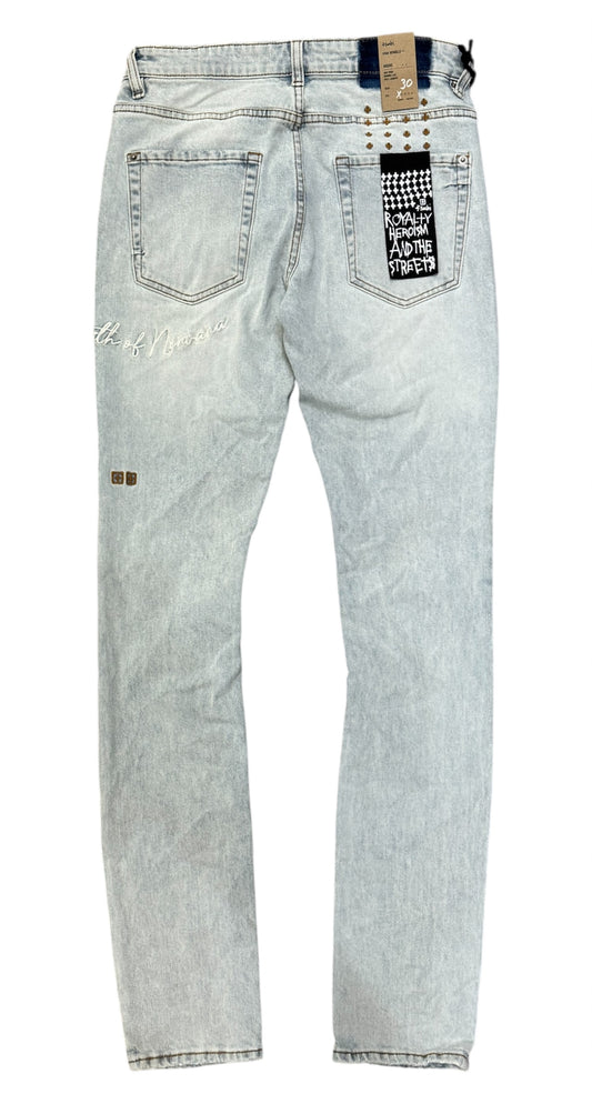 Ksubi Men's - Van Winkle Frost Blue Arch - Stone Wash