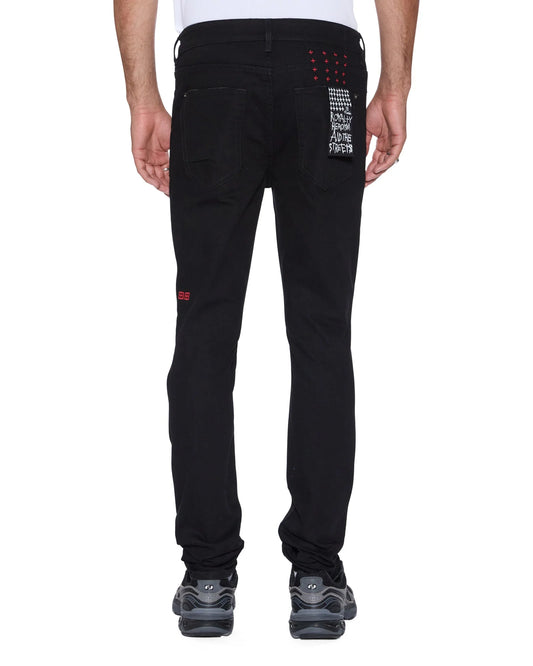 Ksubi Men's - Van Winkle Laid Black Sting - Black