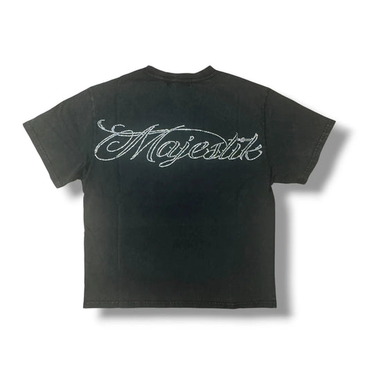 Majestik - Instrument Graphic Tee - Black Blue