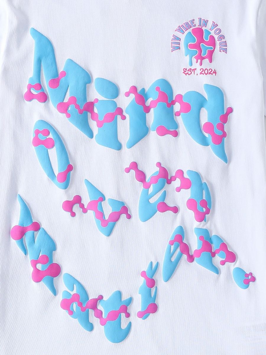 Vibe In Vogue - Mind Over Matter - White Blue Fushia