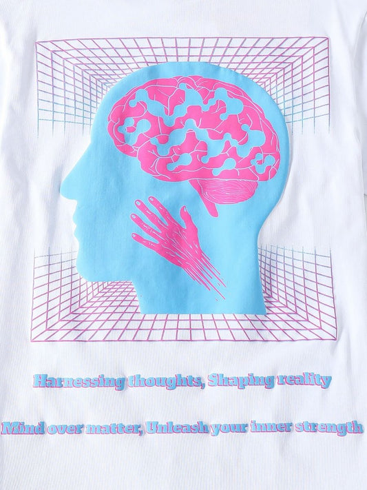 Vibe In Vogue - Mind Over Matter - White Blue Fushia