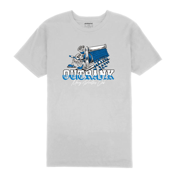 Outrank Money Printers Club T-Shirt - Silver