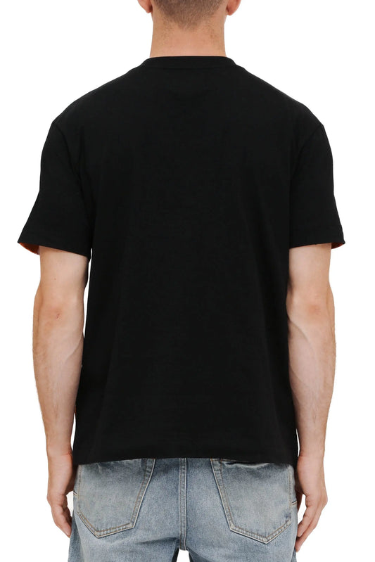 Purple Brand Textured Tee - Black - P104-JBEY225 - BLVD