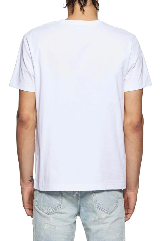 Purple Brand All Chrome Tee - White - P109-CBAC125 - BLVD