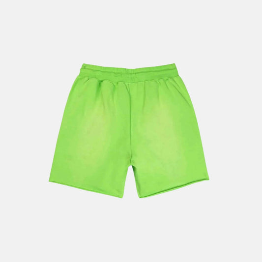 Purple Brand Glitch Sweatshorts - Green - P467-MFFG224 - BLVD