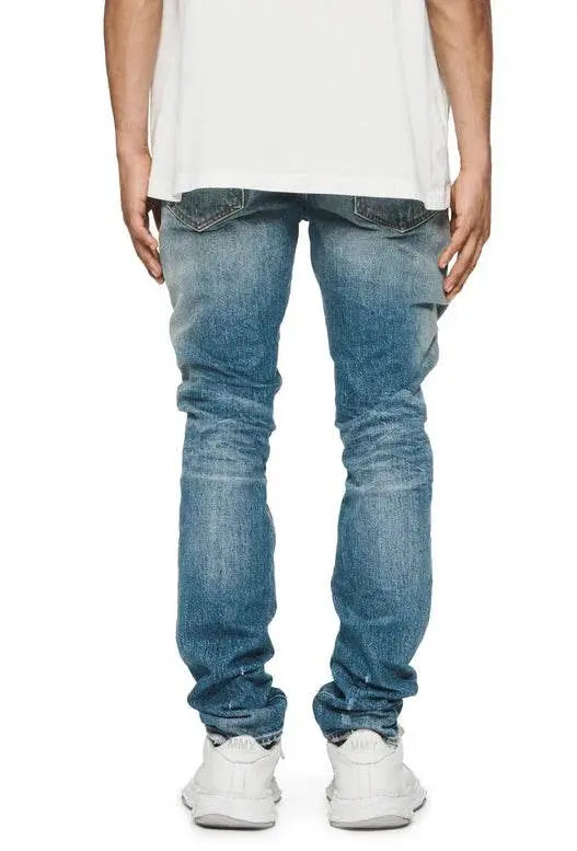 Purple Brand P001 Thrashed - Mid Indigo - P001-THMI224 - BLVD