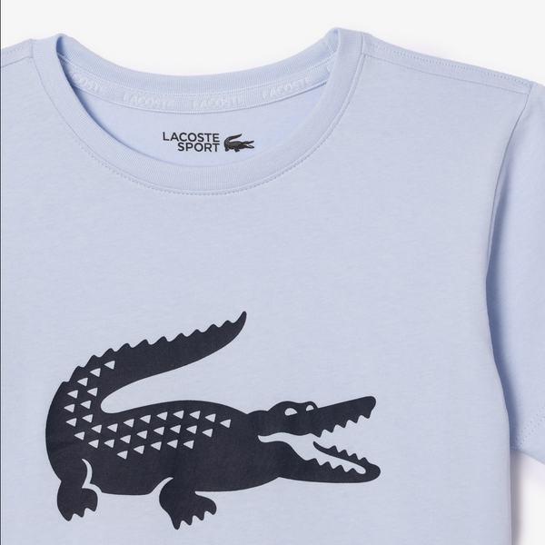 Lacoste Kids' SPORT Croc T-Shirt  - Phoenix Blue J2G