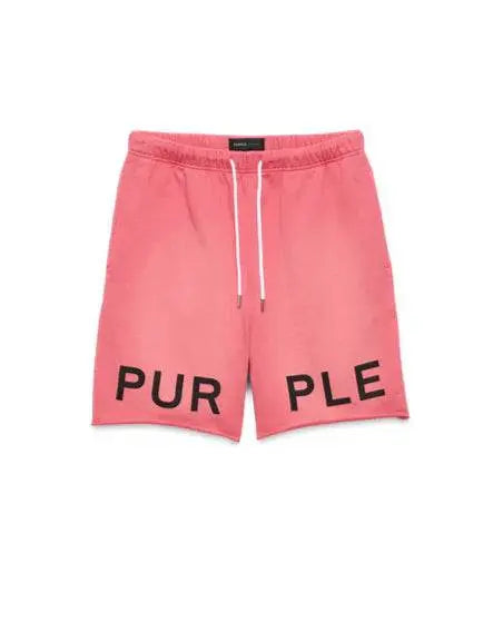 Purple Brand Wordmark Shorts - Pink - P446-PWMD324 - BLVD