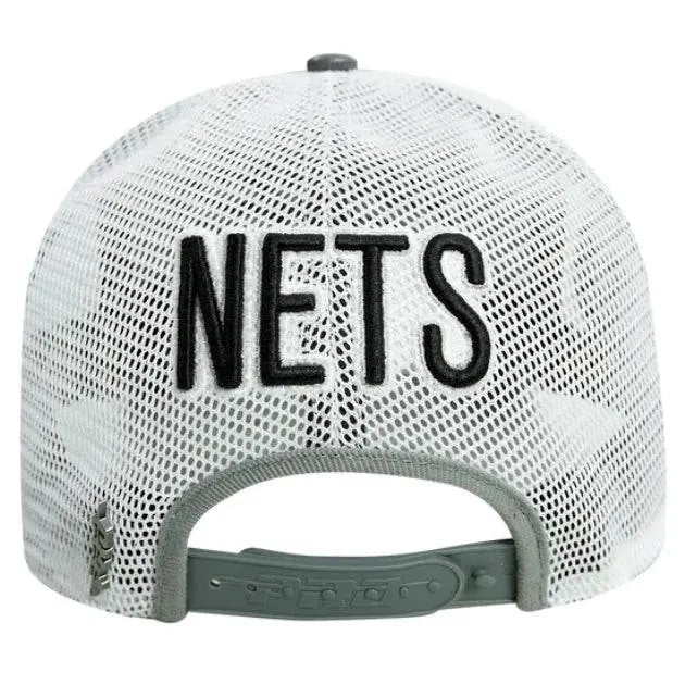 Pro Standard - Nba Brooklyn Nets Script Tail Trucker Hat - Gray - BLVD