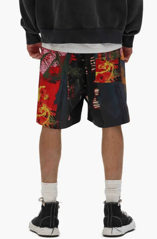 Purple Brand - Abstract All Around Shorts - Multicolor - P504-PMAB225 - BLVD