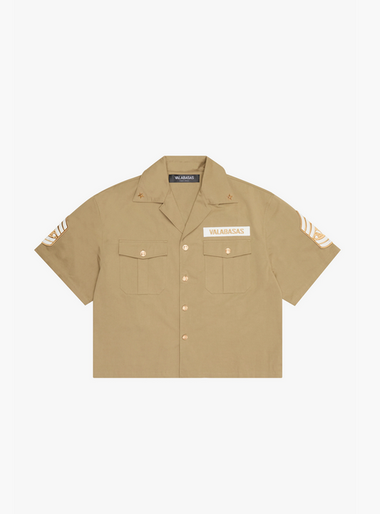 Valabasas - "The Rebel" Khaki Button Up