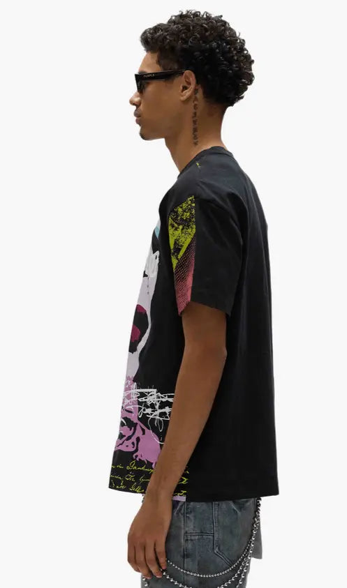 Purple Brand Femme Tee - Black - P104-JBFE225 - BLVD