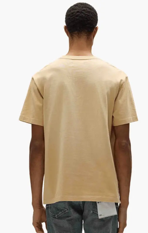 Purple Brand Newsprint Tee - Beige - P117-HABN225 - BLVD