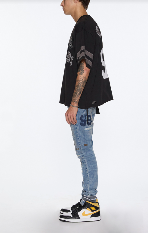 Ksubi Men's - Van Winkle Antike 1999 Repair - Blue KSUBI