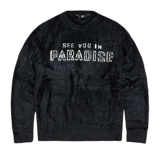 Jordan Craig - See You In Paradise Plush Crewneck Sweater - Black