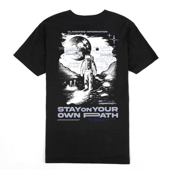 Outrank Stay On Your Own Path T-shirt - Black