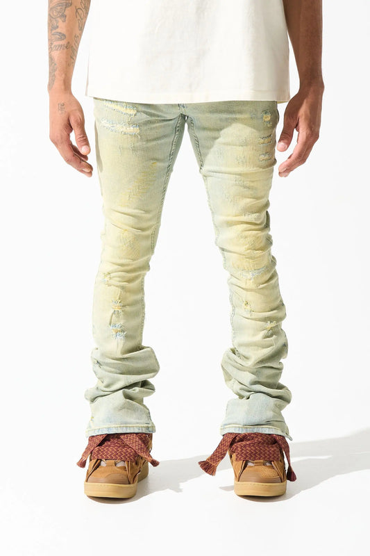 Serenede "TIERRA" Stacked Jeans - Earth - BLVD