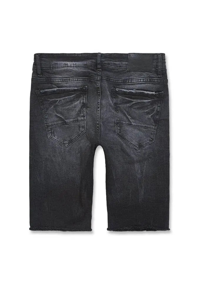 Jordan Craig - OG - See You In Paradise Denim Shorts (Industrial Black) - BLVD