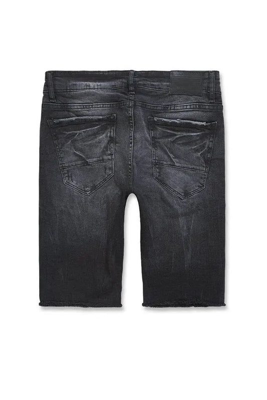 Jordan Craig - OG - See You In Paradise Denim Shorts (Industrial Black) - BLVD