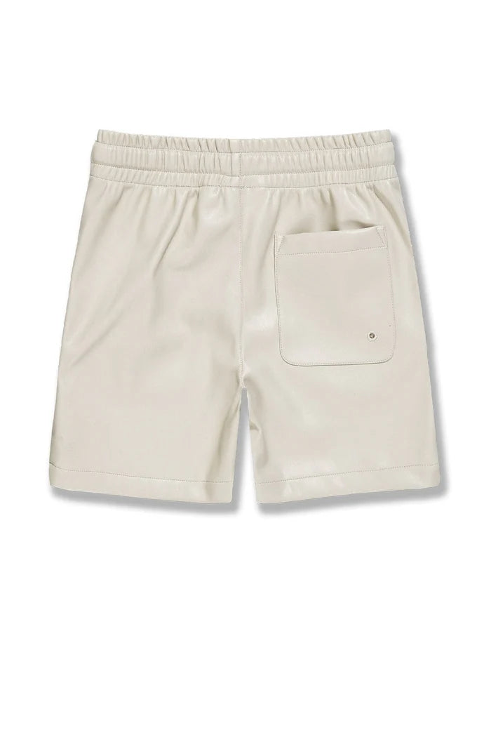 Jordan Craig - Kids Thriller Full Zip S/S Shirt & Shorts Set - Khaki