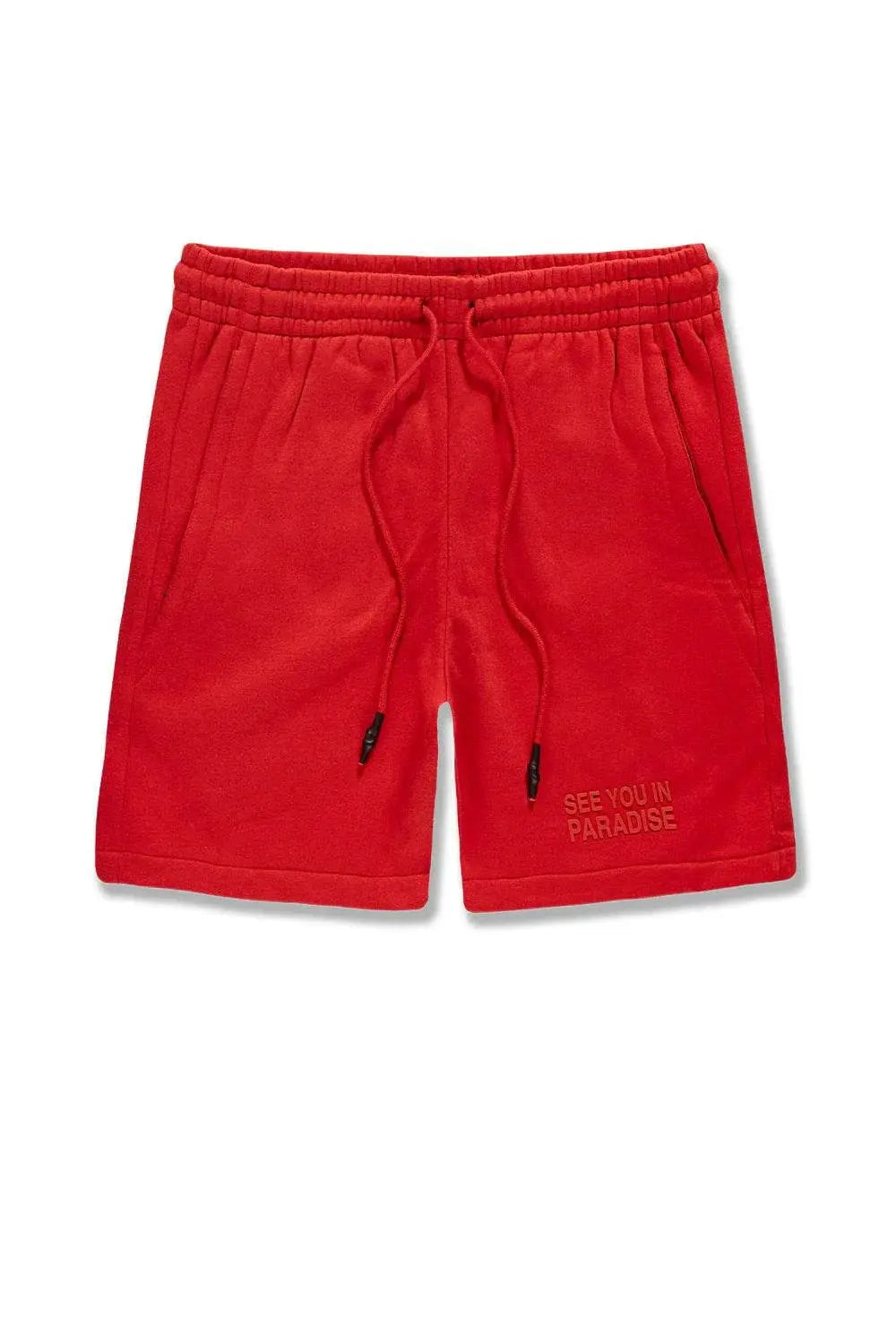 Jordan Craig Kids Paradise Tonal Shorts Set - Red - BLVD