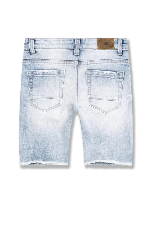 Jordan Craig - Kids Arlington Denim Shorts - Sky Blue